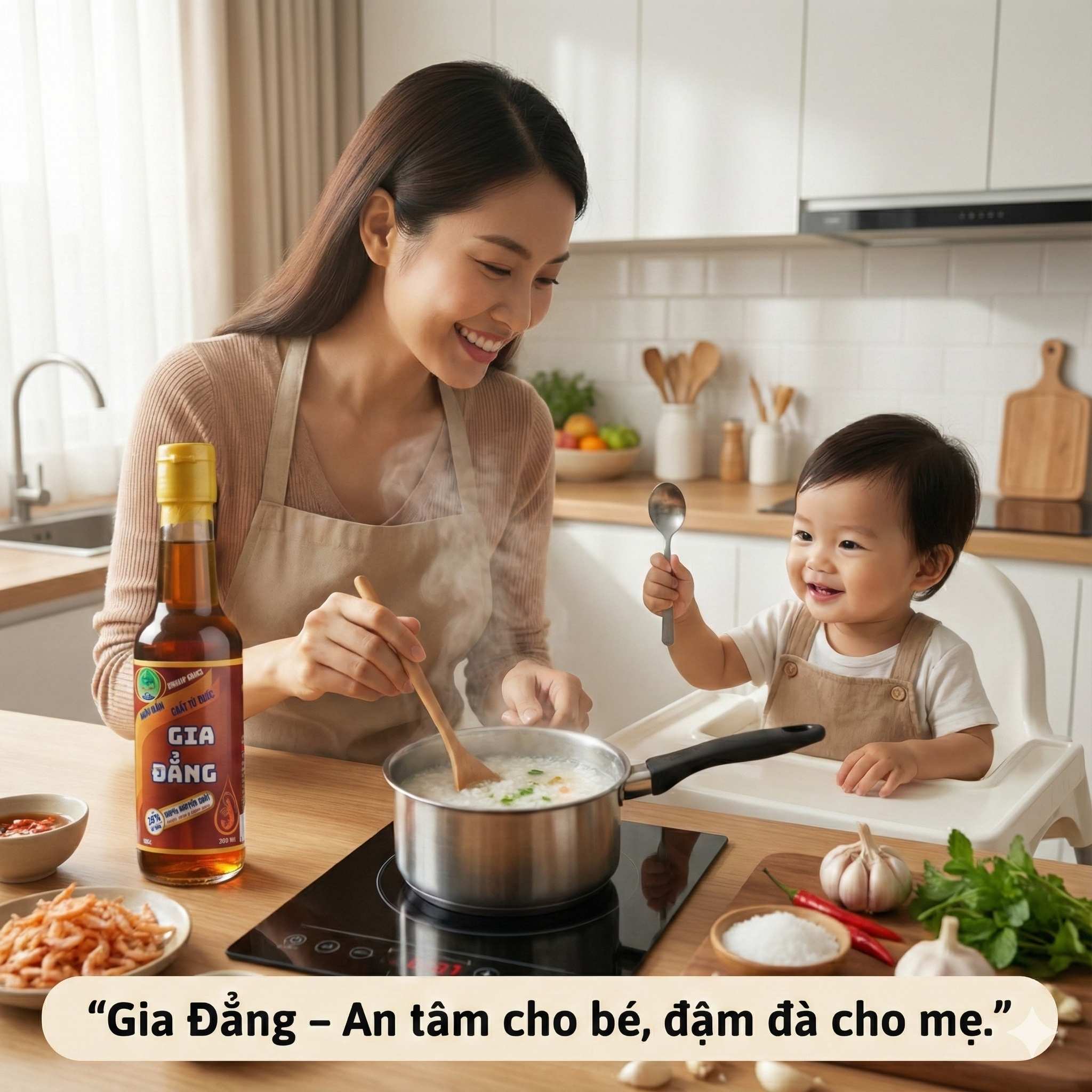 nước mắm sạch cho bé